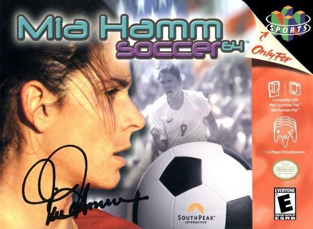 Rom juego Mia Hamm Soccer 64